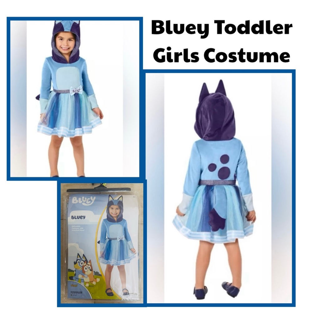 Bluey Toddler Girls Costume